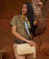 Raffia Cross-Body Bag